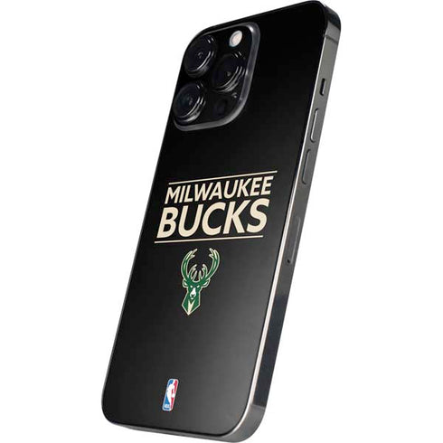 NBA Milwaukee Bucks Standard - Black iPhone 16 Pro Skin